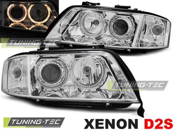 Audi A6 06 01-05 04 Xenon-valot ANGEL EYES KROMI