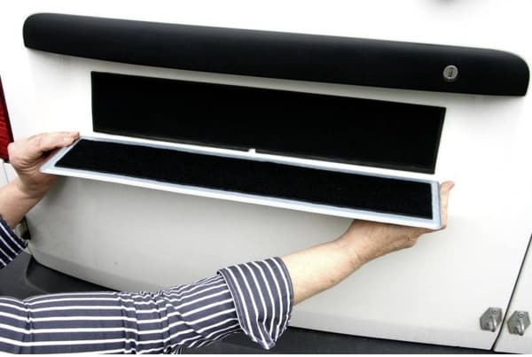 IWH Nummerpladeholder med velcro (bxh) 49 cm x 8 cm