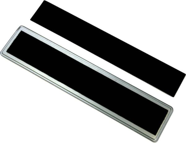 IWH Nummerpladeholder med velcro (bxh) 49 cm x 8 cm
