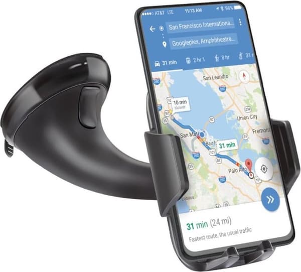 SBS Mobile Car holder til smartphones med justerbart skaft