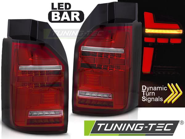 Baglygter til VW T6 2015-2019 - LED OEM - rød hvid