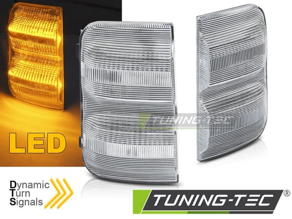 Spejlblinklys PEUGEOT Boxer, FIAT Ducato, CITROEN Jumper - LED hvid