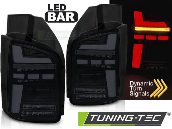 Bakljus till VW T5 04.2003-2009 - LED - svart rök