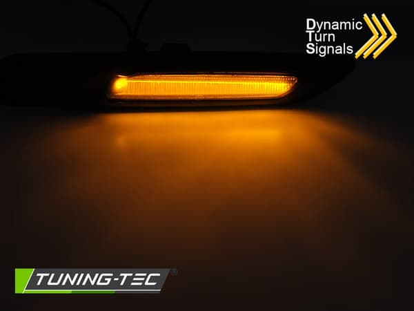 Sidosignaler BMW F10/F11 2010-2013 - LED rök svart