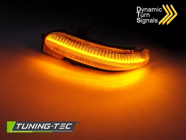 Sidospegelsblinkers MERCEDES C-klass sedan, t-modell, sport coupe 2000-2007 - LED smoke