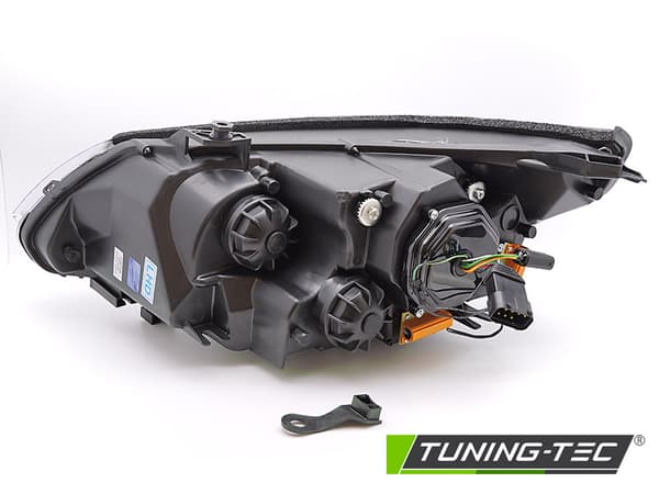 Strålkastare BMW E60 E61 03-07 - 3D LED-änglahelljus - krom