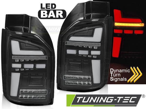 Baglygter til VW T6.1 fra 2020 LED OEM - sort