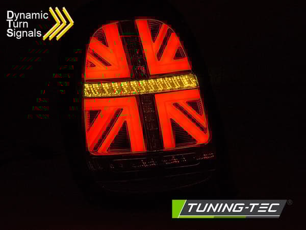Baklyktor MINI COOPER F55 F56 F57 2014-2017 - 6-polig - LED - röd rök