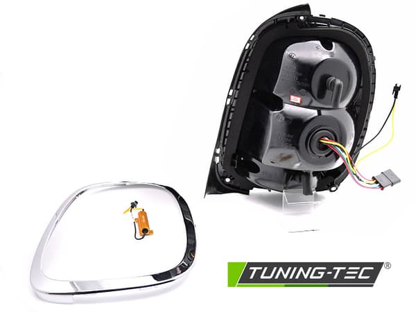 Baklyktor MINI COOPER F55 F56 F57 2014-2017 - 6-polig - LED - röd rök