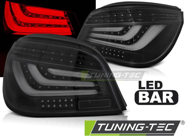 Bakljus BMW E60 03 07-12 09 SVART LED-STRIPE