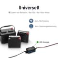 Miniatyrbillede 3 af 5: ANSMANN Intelligent 5-trins oplader 6V 12V / 1A med LED-display til blybatterier til biler, motorcykler og varebiler
