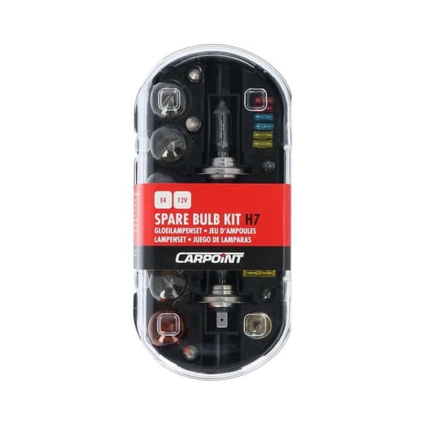 30-delat 55W H7 glödlampsset.