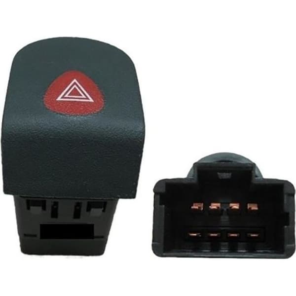 VARNINGSKNAPP Svart RENAULT Kangoo VARNINGSLJUS 7700308821 Pro-Plip