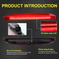 Miniatyrbild 3 av 4: 12 LED bakljus för bil, tredje bromsljus för Renault Clio Mk II III 1998-2006 7700410753