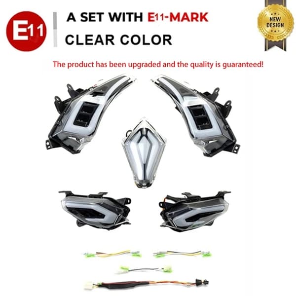 Tmax 530 LED blinkersljus, bakre bakljus och bromsljus, YAMAHA Tmax530 T-Max530, KLAR SET