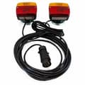 Miniatyrbild 1 av 6: Bituxx Trailer Light Kit 7-stifts universalkontakt f�r bakljus