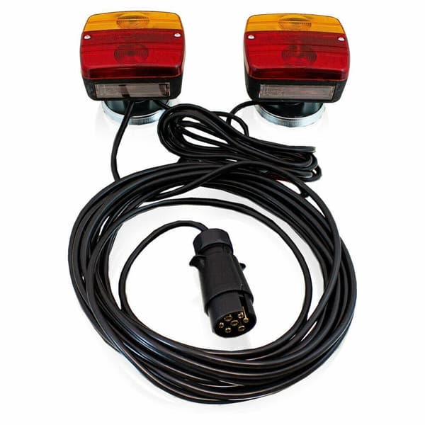 Bituxx Trailer Light Kit 7 Pin Universal Connector Til Baglygter
