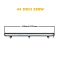 Miniatyrbild 2 av 2: LED Arbetsljusramp, 126W 288W Flod Spot Kombination, Offroad Lampa, 36 tum 234W utan tråd