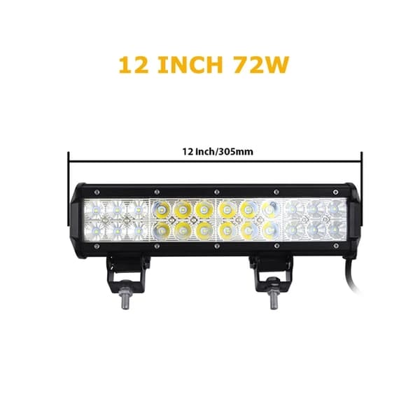 LED Arbetsljusramp, 126W 288W Flod Spot Kombination, Offroad Lampa, 36 tum 234W utan tråd