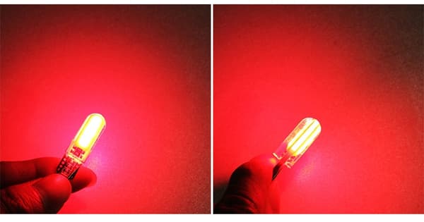 4X CANBUS T10 W5W 12 LED - Grön