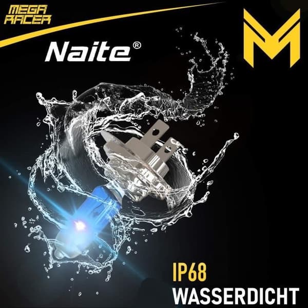 MAVURA belysningssystem »NAITE SUPER WHITE H7 8500K 55W AUTO HALOGEN LAMPOR XENON EFFECT LOOK BUB [set med 2] E-GODKÄND«