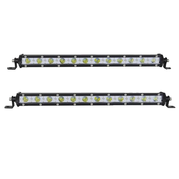 LED-ljusramp, Smal Design, Offroad Användning, 2 st 13 tum Flodstråle