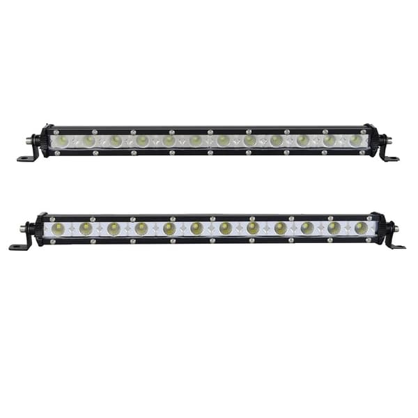 LED-ljusramp, Smal Design, Offroad Användning, 2 st 13 tum Flodstråle