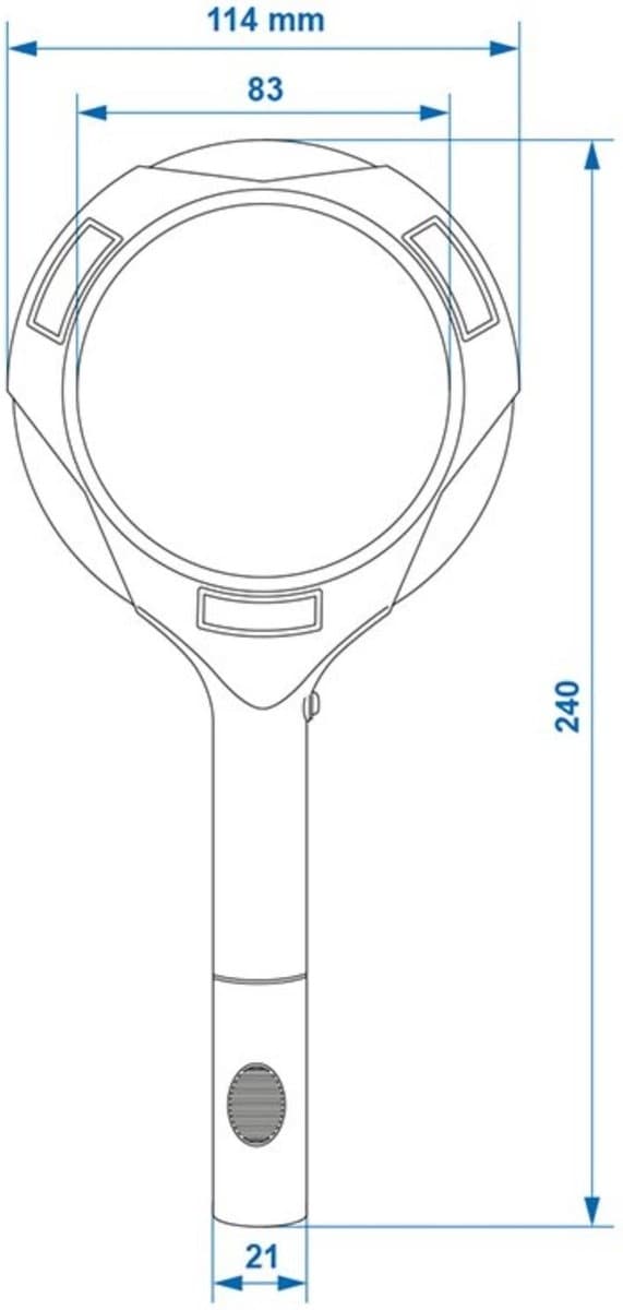 Pro Plus forstørrelsesglas med COB-belysning