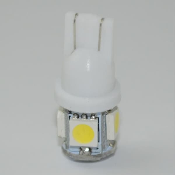10X LED Nattlampor SMD T10 W5W SMD 5050 bl