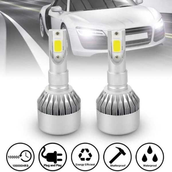 110W 26000LM H7 CREE LED-lampa Billjus Lampsats Strålkastare Ljus Vit 6000K