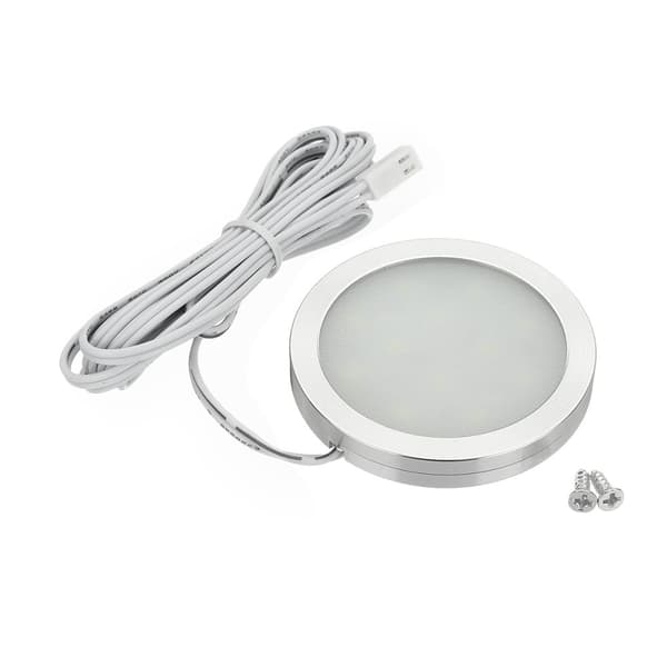 2kpl Matkailuautojen sisävalot Super ohuet LED-kattovalot DC12V 2.5W 180LM Täysalumiininen asuntovaunuvalo 6000K valkoinen