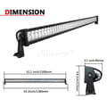 Miniatyrbild 2 av 2: LED-ljusramp, vattentät, universell passform, 52 tum 300W