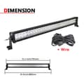 Miniatyrbild 2 av 2: LED-ljusramp, vattentät, universell passform, 52 tum 300W