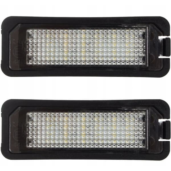 Sett med LED-nummerskilt, AutoTune, VW, Amarok, Eos, Golf IV V VI VII, Passat B6 B7 CC, Touareg, Polo, Porsche, Seat