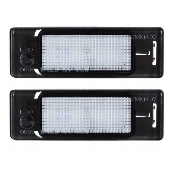Sett med LED nummer skyltsljus, AutoTune, Peugeot 1007, 106 II, 207, 207 CC, SW, Peugeot 3008, Peugeot 307, Peugeot 307, Peu