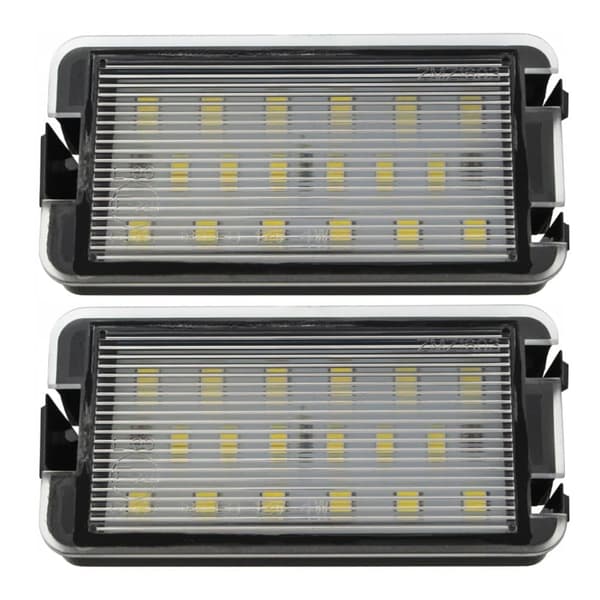 Sett med LED nummerskiltbelysning, AutoTune, Seat ALTEA, Seat AROSA, Seat CORDOBA, Seat IBIZA II, Seat IBIZA III, Seat LEON, Se
