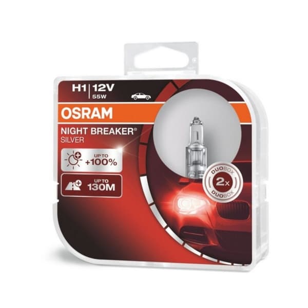 Glödlampa för bil Osram 64150NBS H1 12V 55W