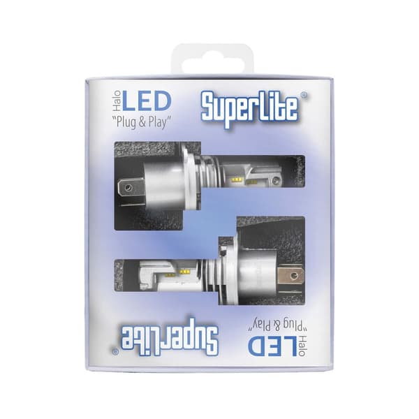 Halogeeni LED muuntosetti Superlite BOM12311 H4 28 W 6500 K LED (2 osaa)