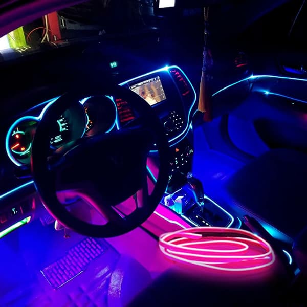 Neon ljus remsa OCC Motorsport 3 m Fiberoptik