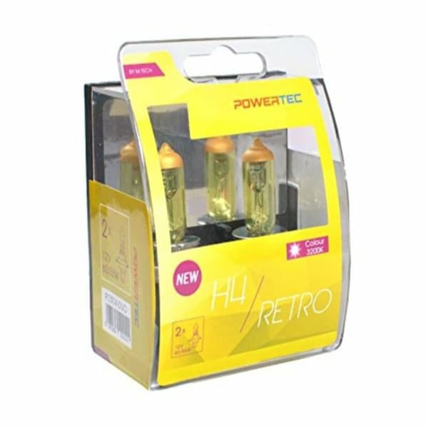Bilpære M-Tech PTZRT4-DUO H4 12V 60/55W 3200K Halógena