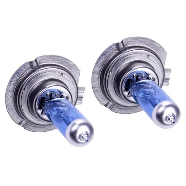 2 X H7 Glödlampa Xenon Halogen Lampa 100W 8500k 12V Super Bright Halogen Bilstrålkastare Vit