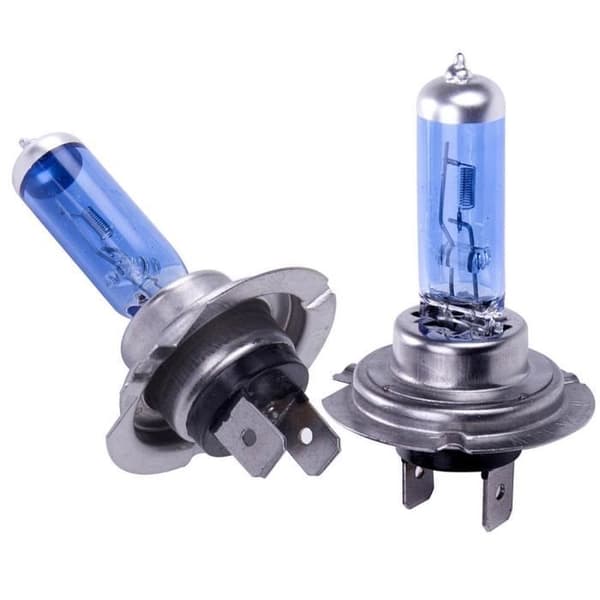 2 X H7 Glödlampa Xenon Halogen Lampa 100W 8500k 12V Super Bright Halogen Bilstrålkastare Vit