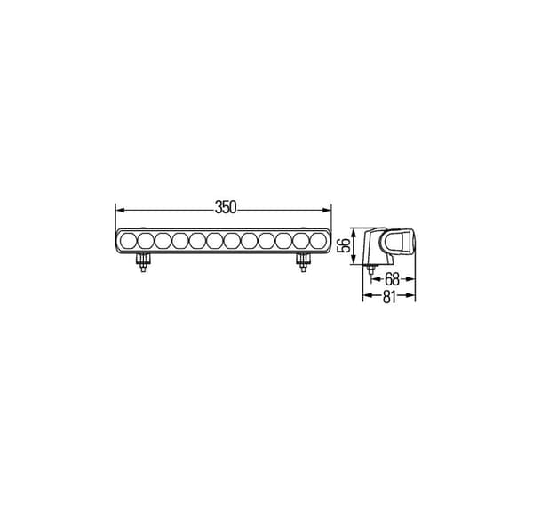 Hella LED Lightbar fjernlys ref. 30 25W
