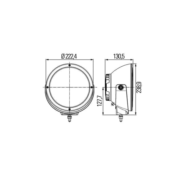 Luminator LED fjernlys stykke