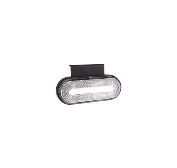 Markeringsljus 10-30V, led, IP67, vit, oval