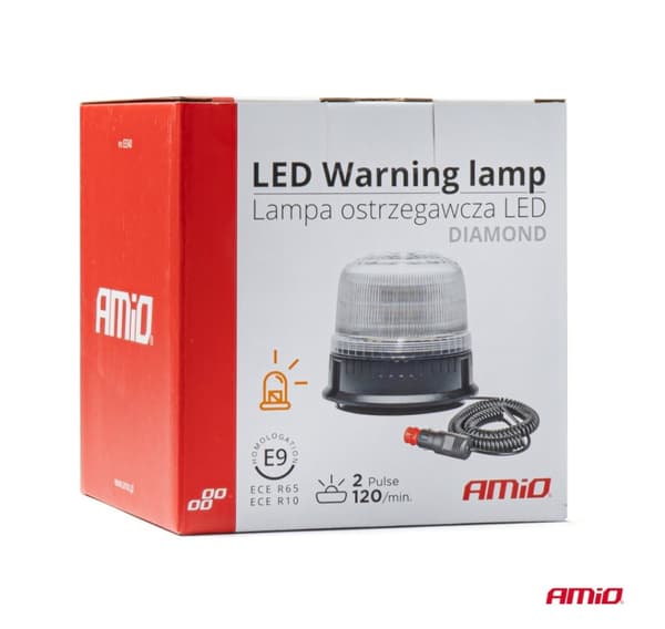 Blinklys med magnet 24 lysdioder 12V-24V IP66 7W