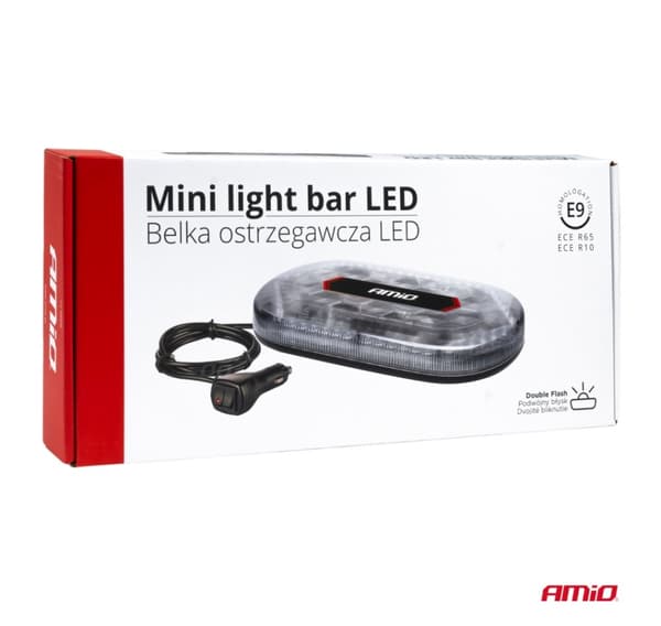 Magnetisk blinklys 48 smd led 12-24V