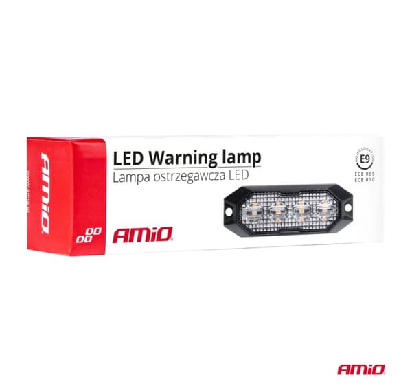 Tunn blink för galler 12/24V 4*3W LED R65 R10 30*95cm