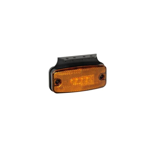 Markeringslys, 4 LED, 114*54*28mm, oransje