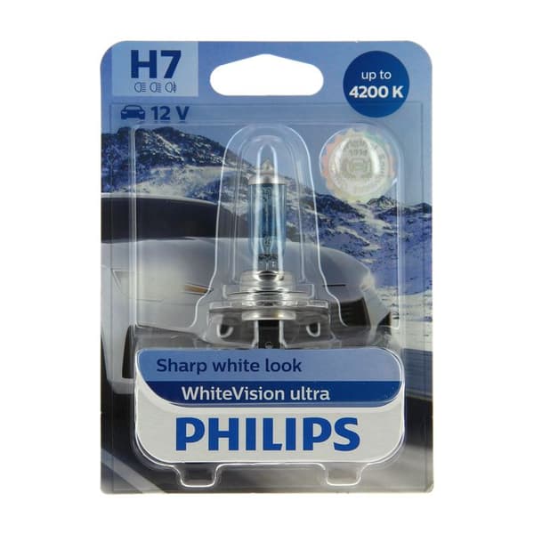 H7 halogenlampa Philips H7 WhiteVision ultra 12972WVUB1 WhiteVision, WhiteVision xenoneffekt 55 W 12 V 1 st.